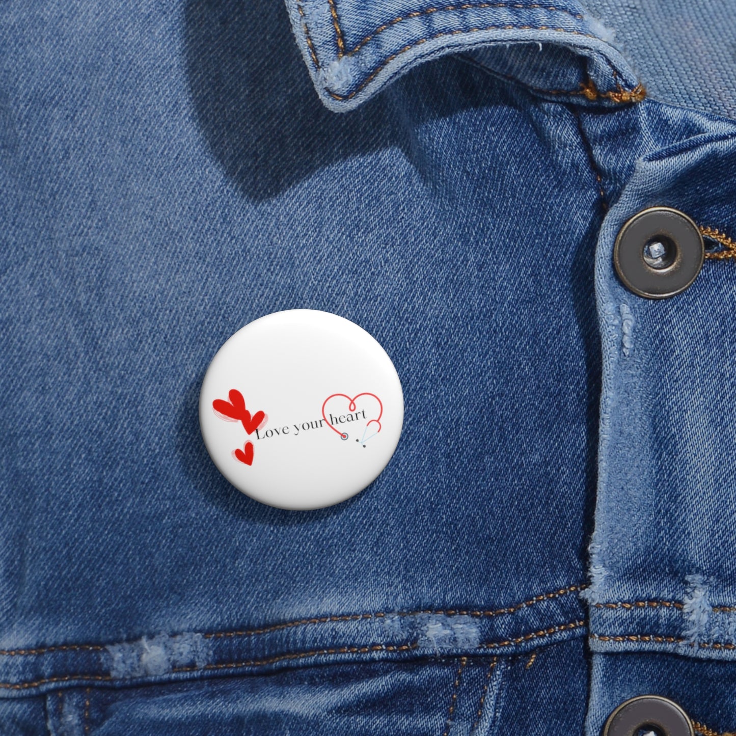 Love your Heart Apparel pin