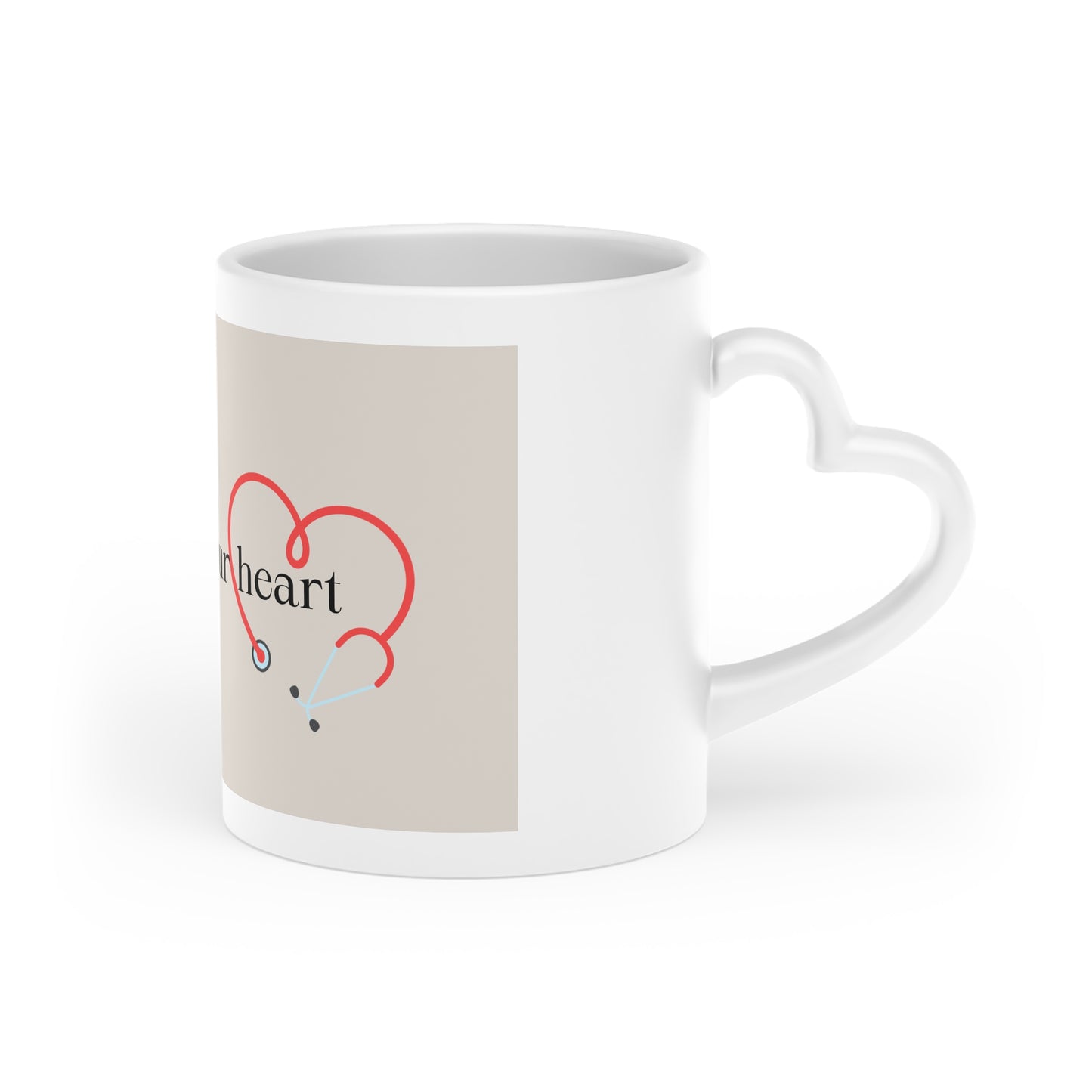 Love Your Heart-Shaped Mug