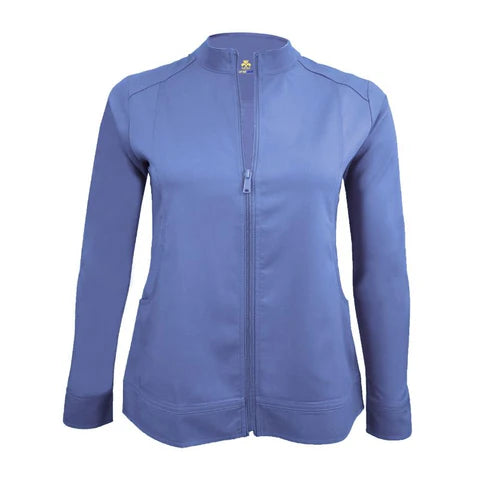 Zip Front Stretch Warmup Jacket