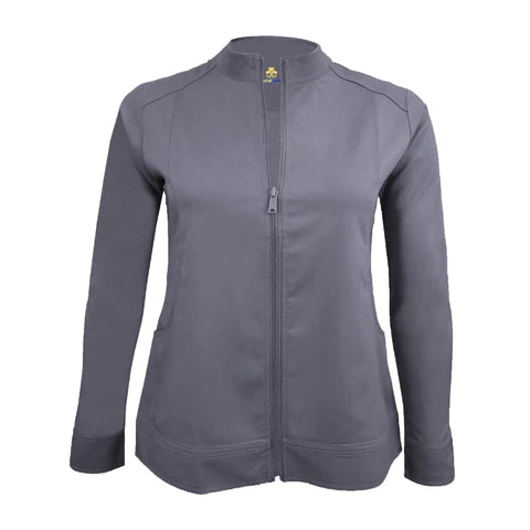 Zip Front Stretch Warmup Jacket