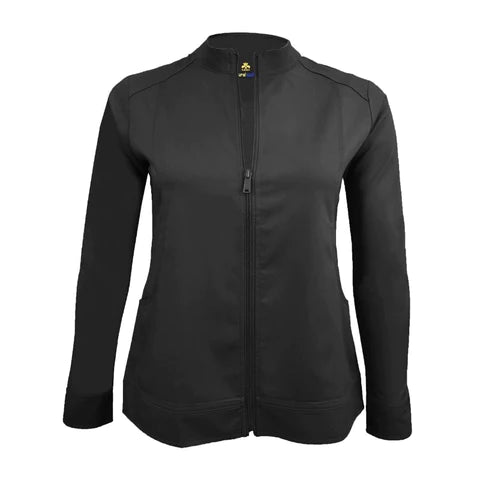 Zip Front Stretch Warmup Jacket