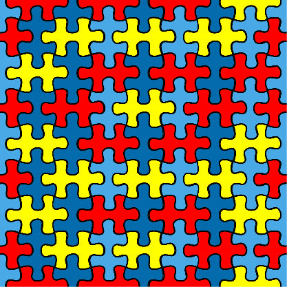 Compression Socks- Autism Awareness Puzzle