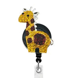 Sassy Badge Reel- Giraffe ID Badge Reel