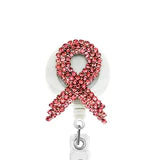 Sassy Badge- Breast Cancer Ribbon ID Badge Reel