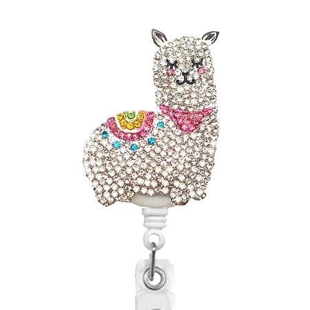 Sassy Badge- Llama ID Badge Reel