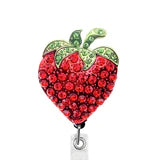 Sassy Badge- Strawberry ID Badge Reel