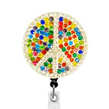 Sassy Badge- Peace Symbol ID Badge Reel