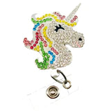 Sassy Badge- Rainbow Unicorn ID Badge Reel