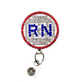 RN Rhinestones ID Badge Reel