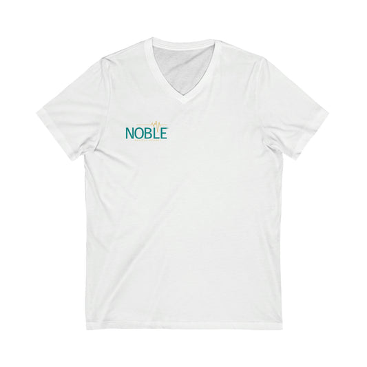 Noble Unisex Jersey Short Sleeve V-Neck Tee