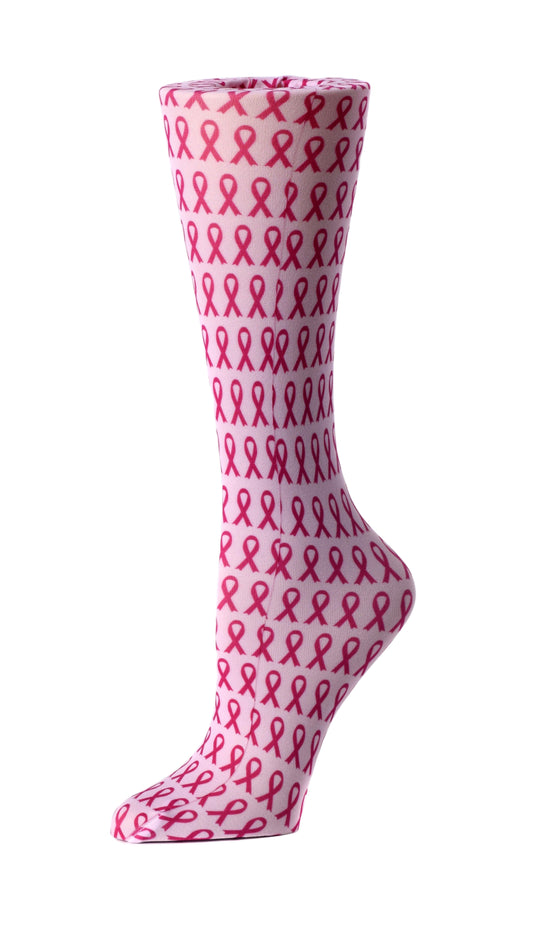 Compression Socks- Breast Cancer Awareness Ribbons -