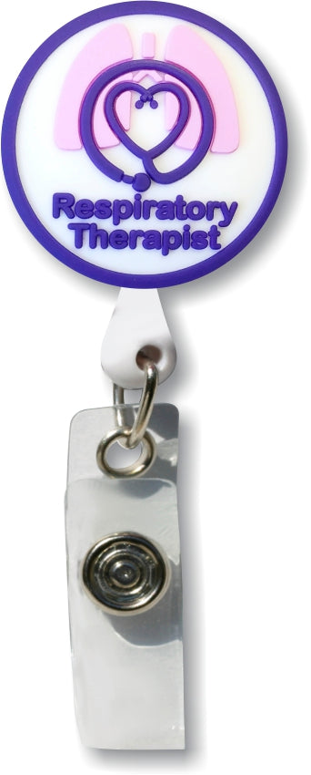 Rubber Badge Reel-Respiratory Therapist- 3D