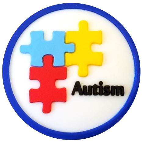 Rubber Badge Reel- Autism Awareness 3D
